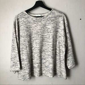 Pure J Jill grey oversized wide sweatshirt size petite XS